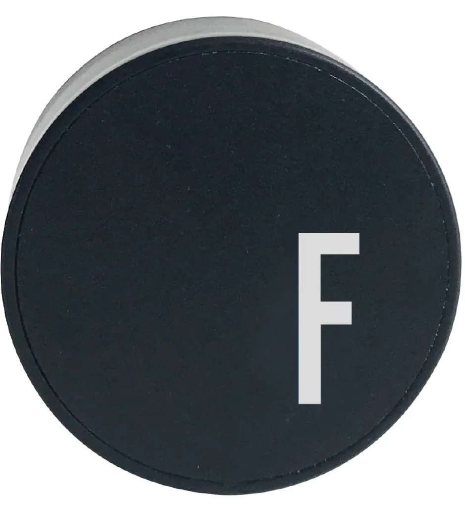 Adaptere Og Opladere*Design Letters Adapter - F - Sort