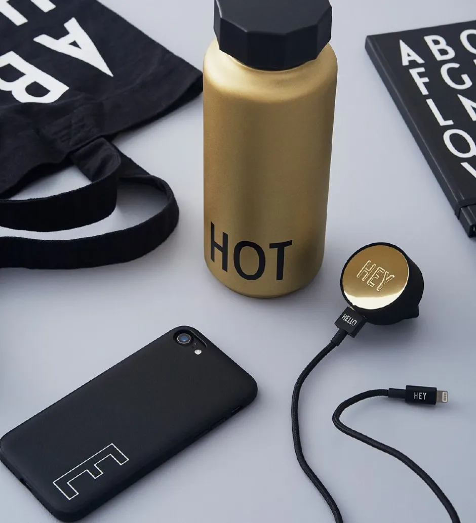 Adaptere Og Opladere*Design Letters Adapter - 12W - Guld/Hey