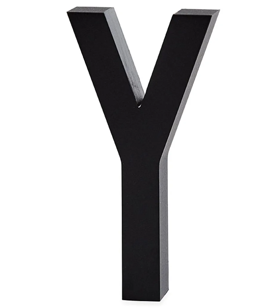 Design Letters Alubogstav - Y - Sort