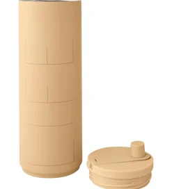 Termoflasker*Design Letters Drikkeflaske - Sports - 500 ml - Beige m. Life