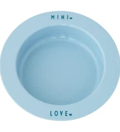 Design Letters Dyb Tallerken - Mini Favourite - Light Blue