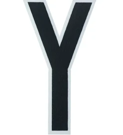 Design Letters Klistermærke - Mobil - Y - 5cm - Black