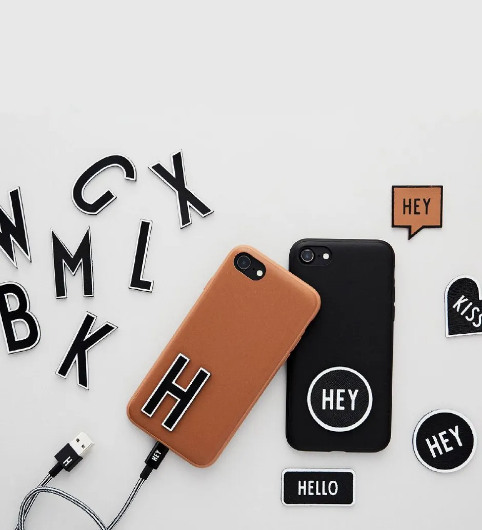 Bogstaver*Design Letters Klistermærke - Mobil - Z - 5cm - Black