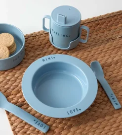 Babyskeer*Design Letters Skeer - 4-pak - Mini Favourite - Blå/Beige