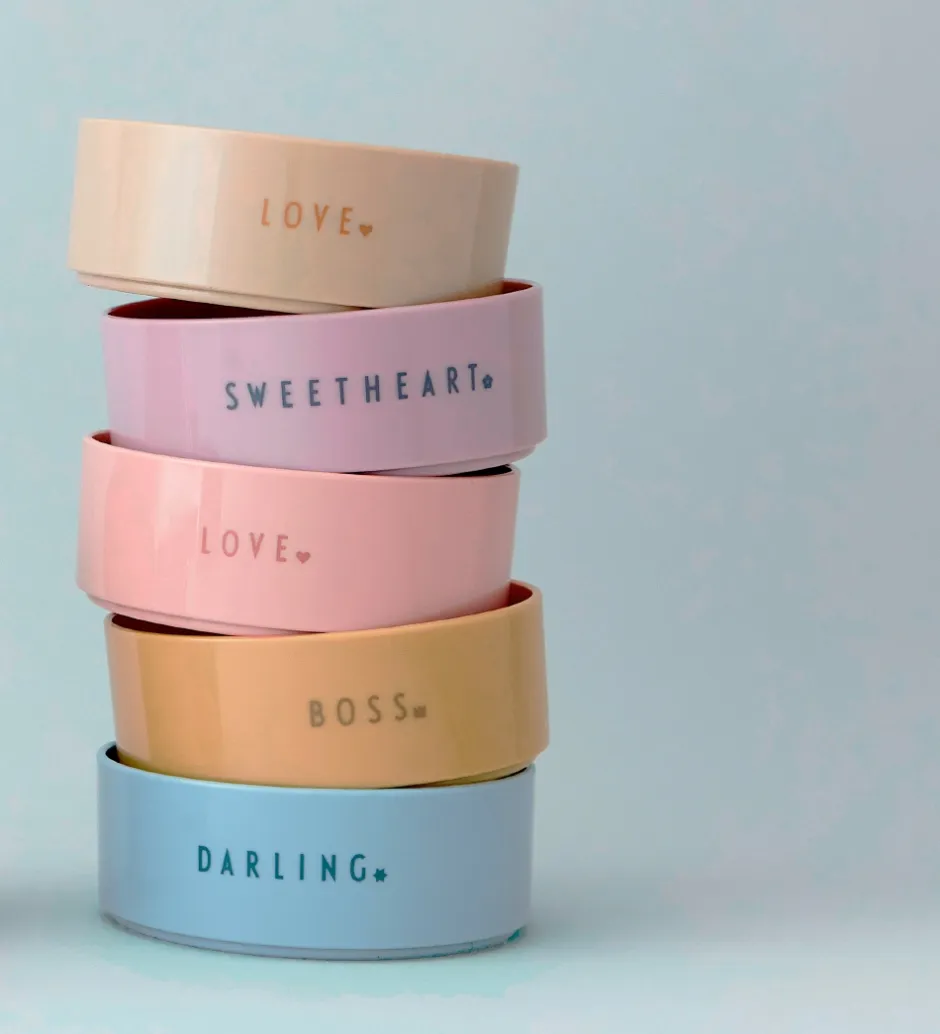 Skåle*Design Letters Skål - Mini Favourite - Mustard