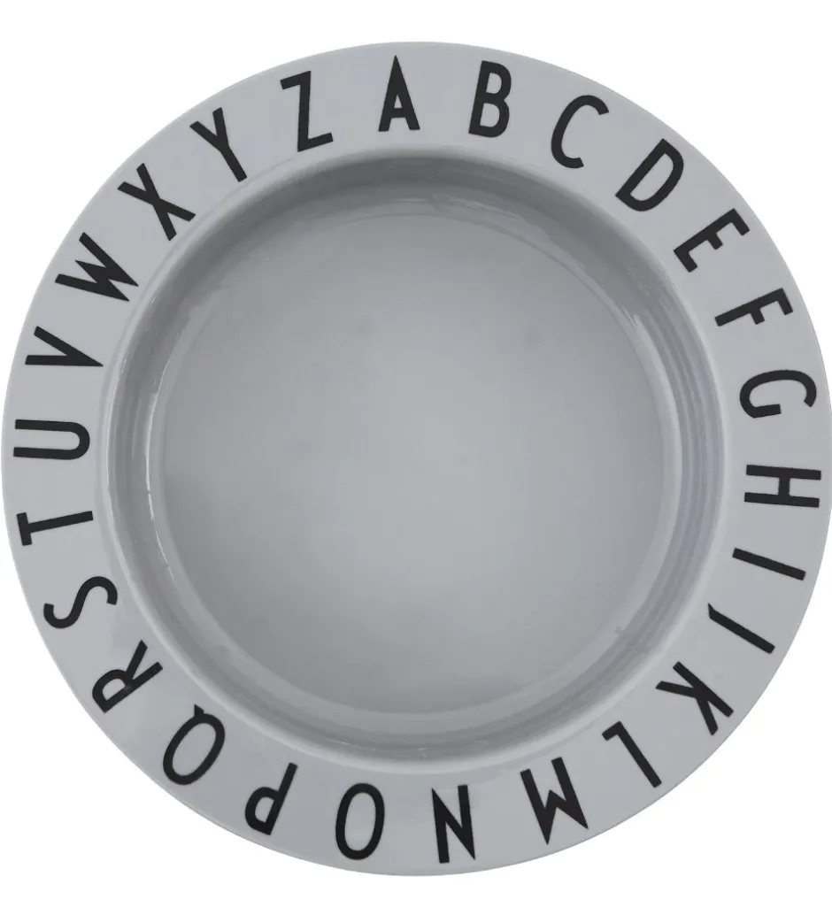 Skåle*Design Letters Skål - Tritan - 15,5 cm - Eat & Learn - Grå