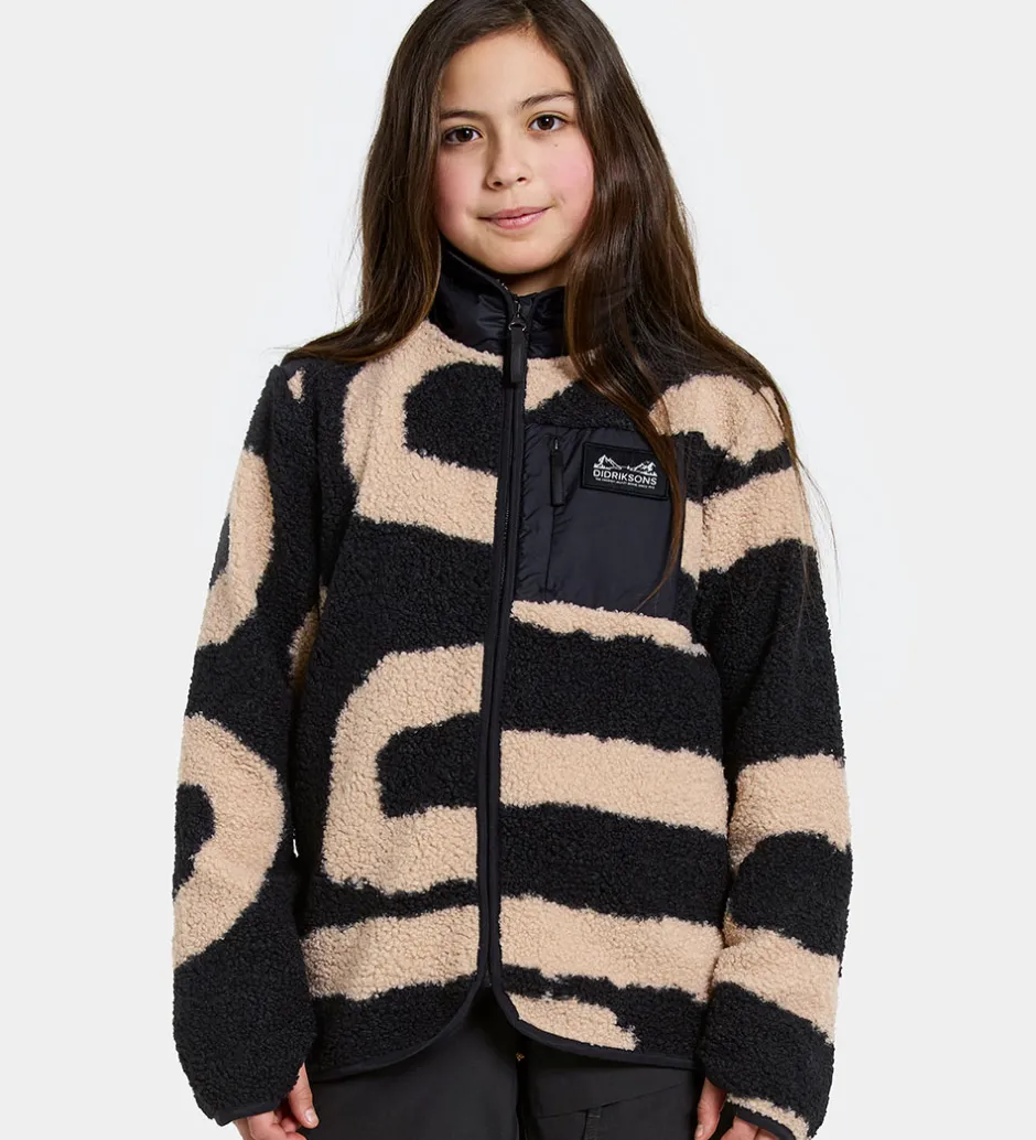 Fleece*Didriksons Fleecejakke - Exa - Path L Black