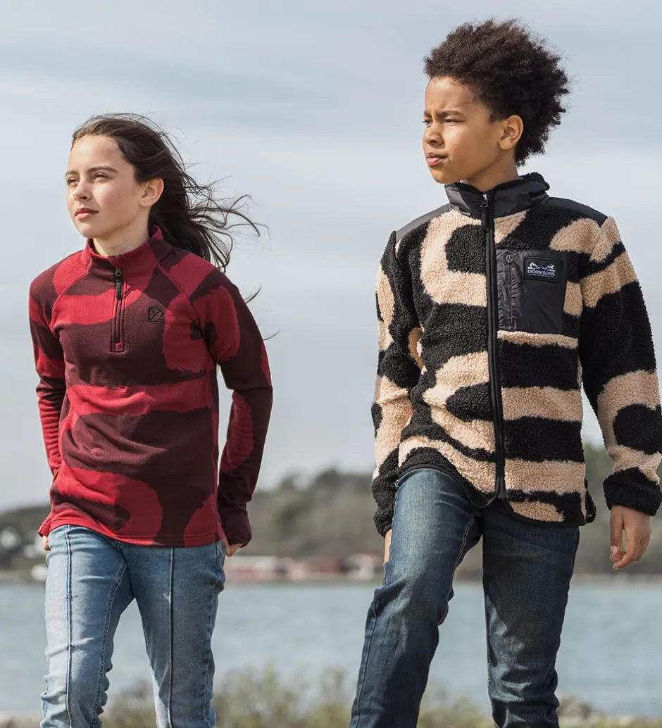 Fleece*Didriksons Fleecejakke - Exa - Path L Black