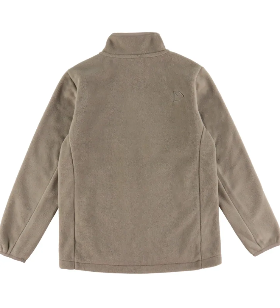 Fleece*Didriksons Fleecejakke - Malakit - Ash Brown