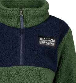 Fleece*Didriksons Fleecetrøje - Gosig - Light Moss