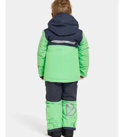 Børn Didriksons Skisæt - Skare - Dusty Lime