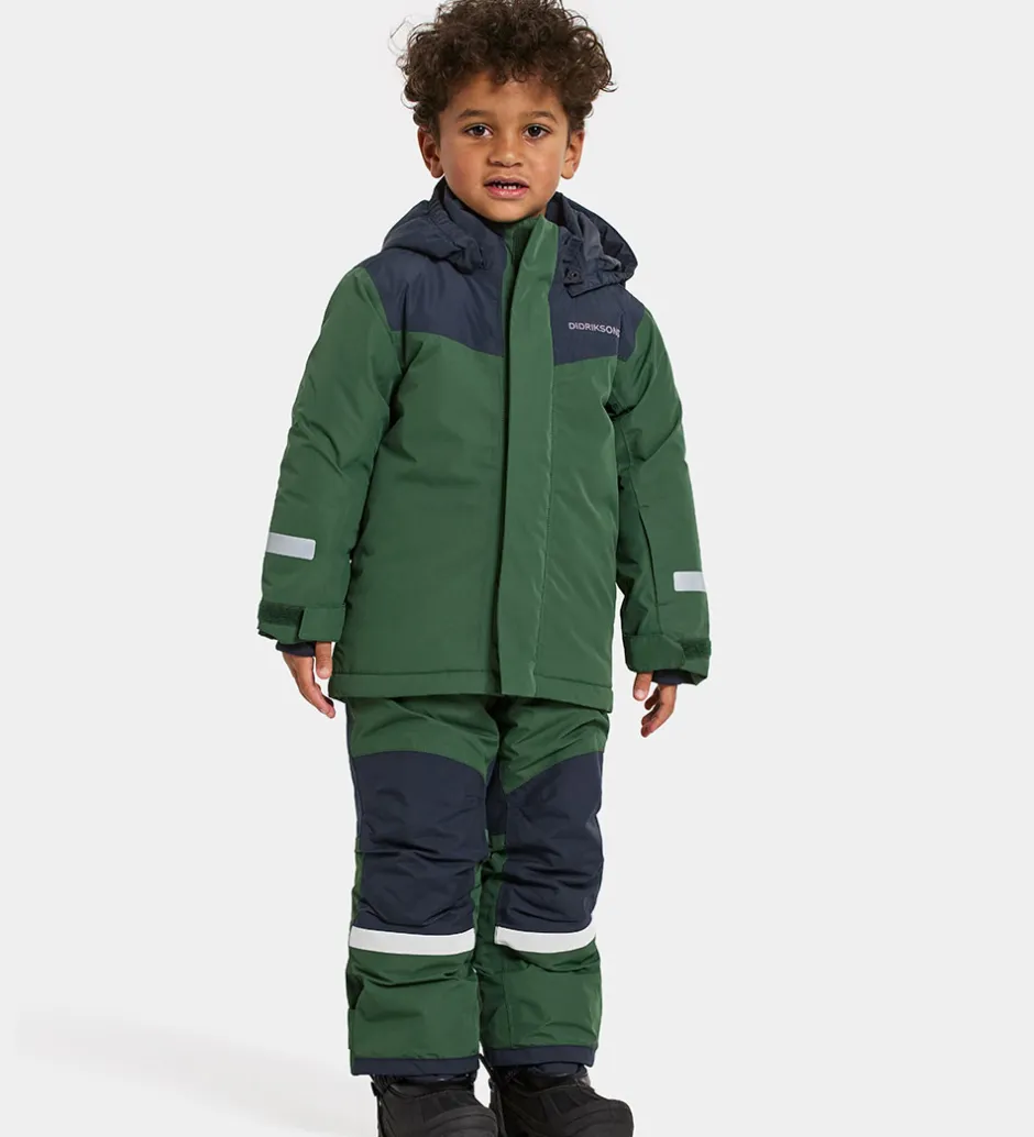 Børn Didriksons Skisæt - Skare - Pine Green