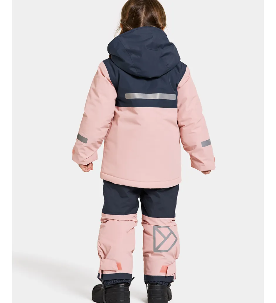 Børn Didriksons Skisæt - Skare - Dusty Pink
