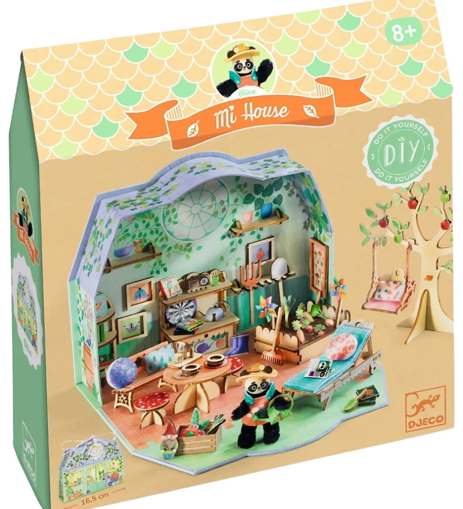 Djeco Kreasæt - DIY - Mi House - Olive