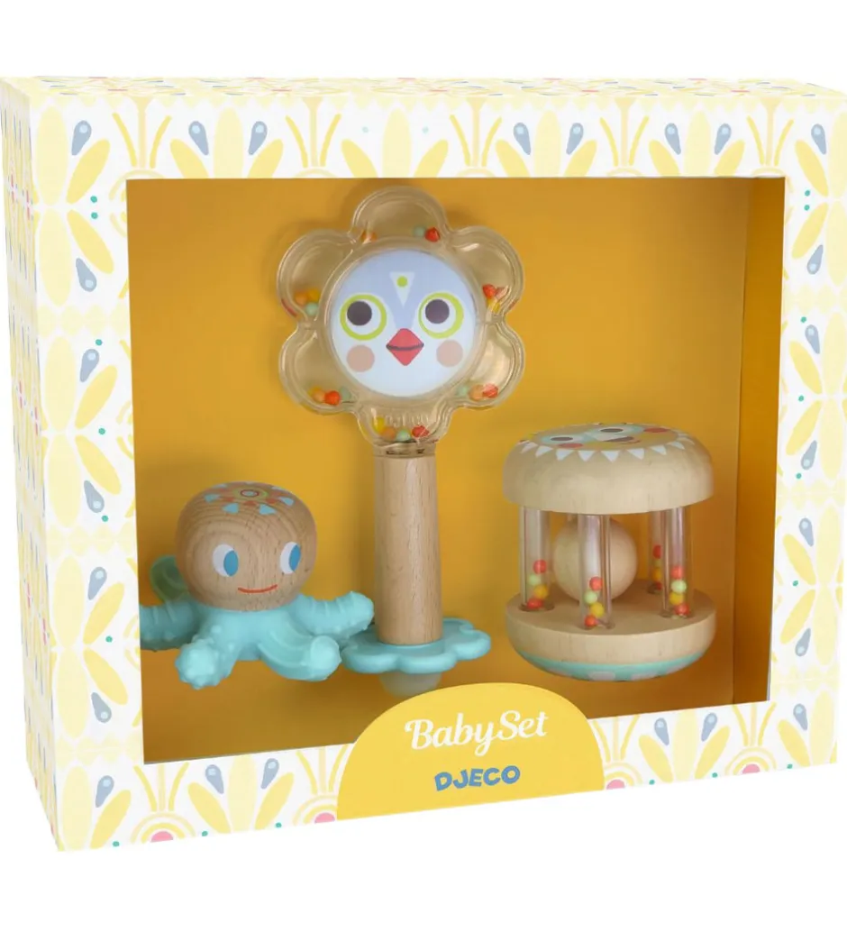 Gribelegetøj*Djeco Ranglesæt - Babykit - Træ