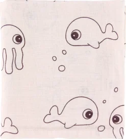 Babysvøb*Done by Deer Babysvøb - 120x120 - 2 stk - Sea Friends - Pudder