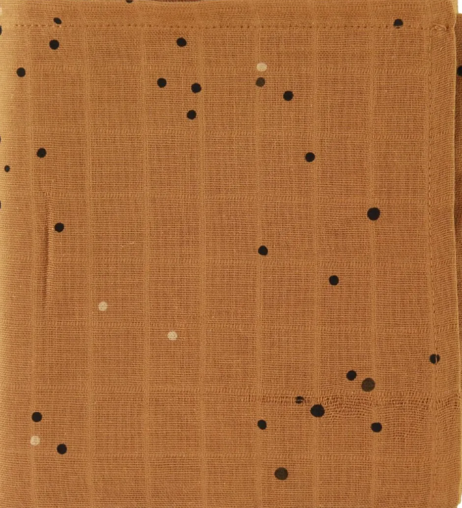 Babysvøb*Done by Deer Babysvøb - 120x120 - 2-pak - Dreamy Dots - Mustard