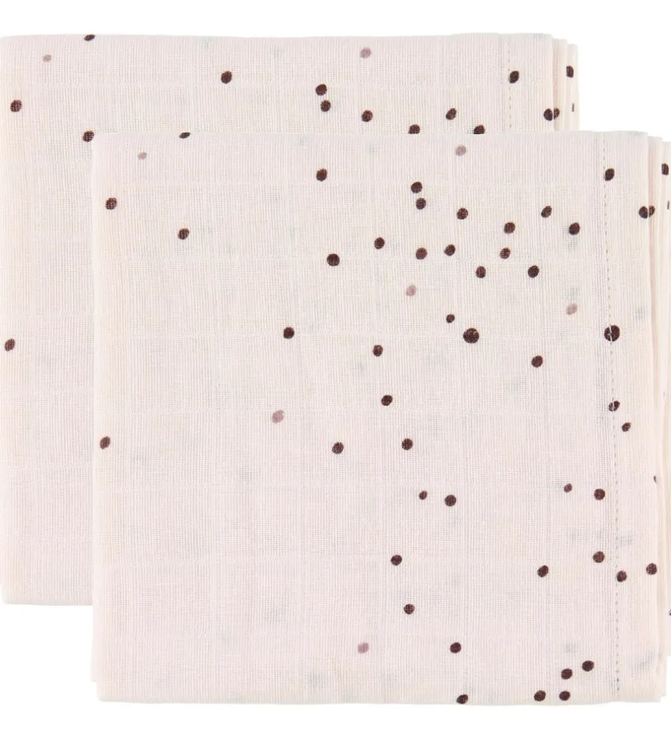 Babysvøb*Done by Deer Babysvøb - 120x120 - 2-pak - Powder Dreamy Dots