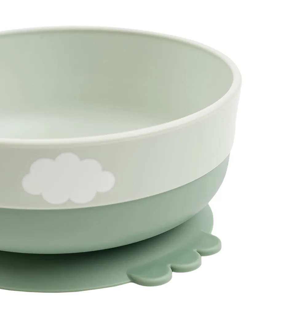 Done by Deer Spisesæt - Foodie - 3 Dele - Happy Clouds Green