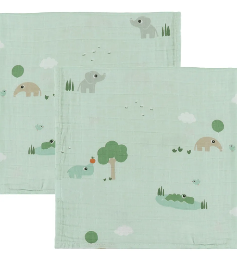 Done by Deer Stofble - 2-pak - 65x65 cm - Playground - Blå