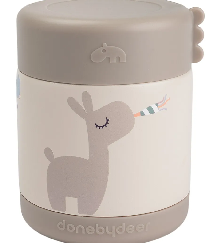 Skole|Madkasser*Done by Deer Termobeholder - 300 ml - Celebration - Sand