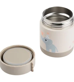 Skole|Madkasser*Done by Deer Termobeholder - 300 ml - Celebration - Sand