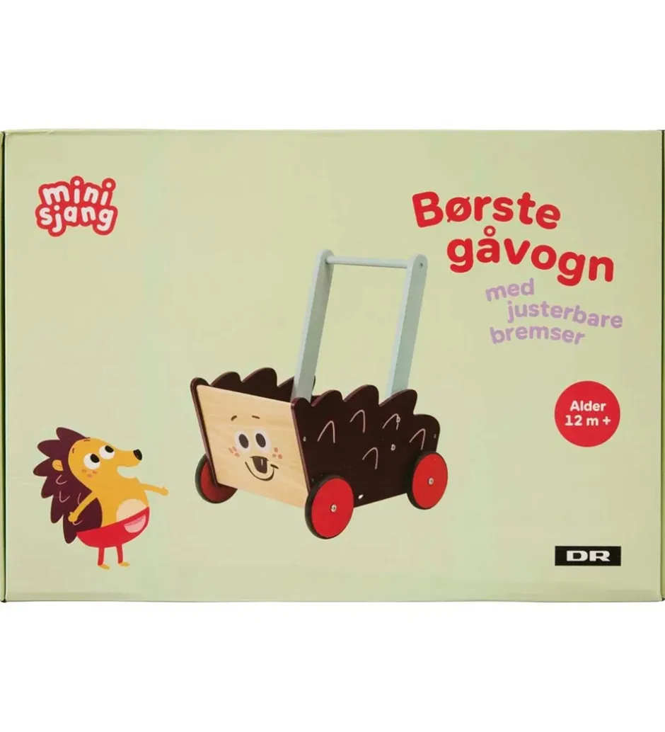 Trælegetøj|Gåvogne*DR Gåvogn - Børste