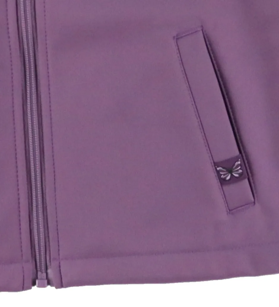 Børn DYR -Cph Softshelljakke - evild - Lavender m. Sommerfugl