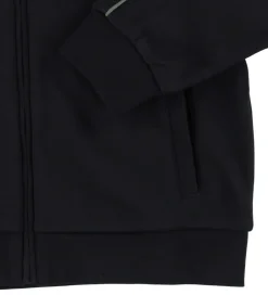 Hættetrøjer*EA7 Cardigan - Sort m. Grøn