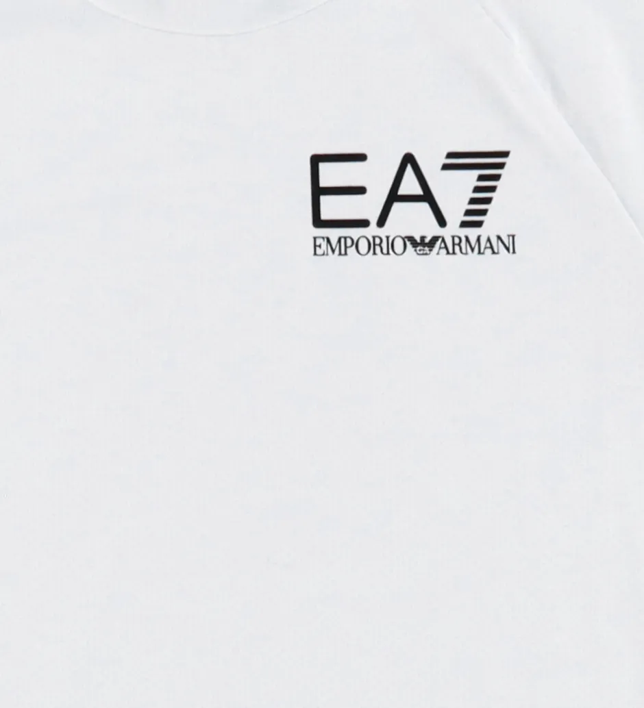 EA7 T-shirt - Hvid m. Sort