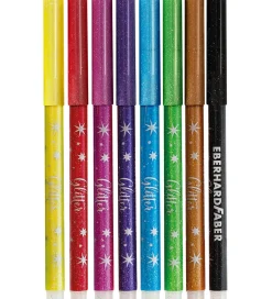 Tuscher Og Farver*Eberhard Faber Tuscher - 8 stk - Glitter