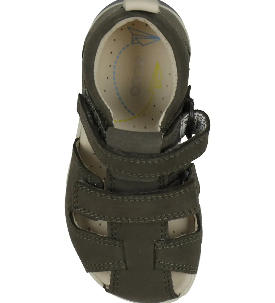 Begyndersko*Ecco Sandaler - Mini Stride Fisherman - Tarmac