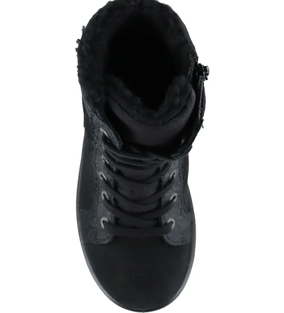 Vinterstøvler*Ecco Vinterstøvler - Urban Snow K Lace Up - Sort