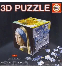 Puslespil*Educa 3D Puslespil - 216 Brikker - Cube Art