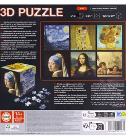 Puslespil*Educa 3D Puslespil - 216 Brikker - Cube Art