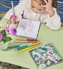 Skriveredskaber*Eeboo Farveblyanter - 6 Stk. - Jumbo - Axolotl