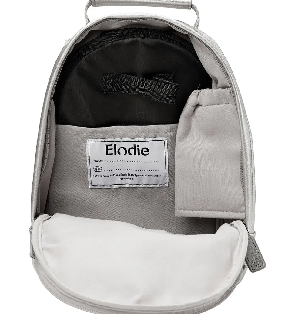 Børn Elodie Details Børnehavetaske - Mini - Silver Sheen