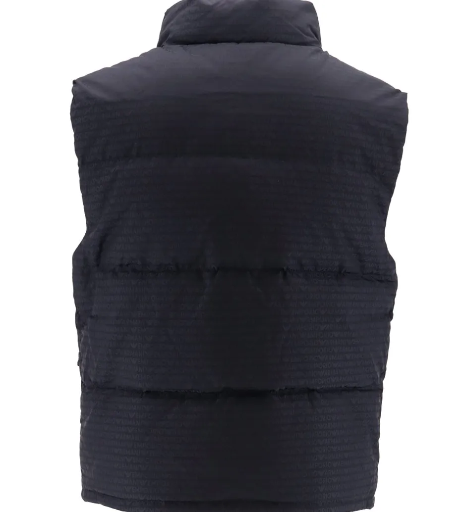Børn Emporio Armani Dunvest - Navy m. Logoer