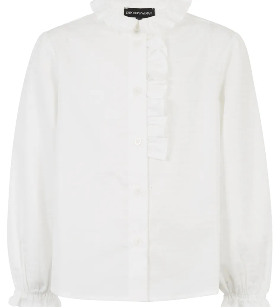 Børn Emporio Armani Skjorte - Hvid m. Print