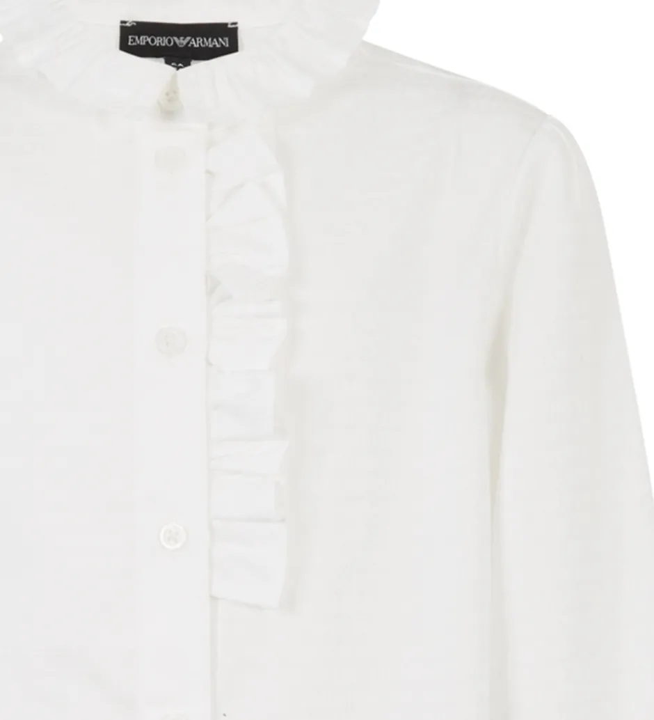 Børn Emporio Armani Skjorte - Hvid m. Print