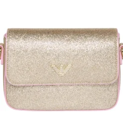 Skuldertasker*Emporio Armani Skuldertaske - Champagne m. Glimmer