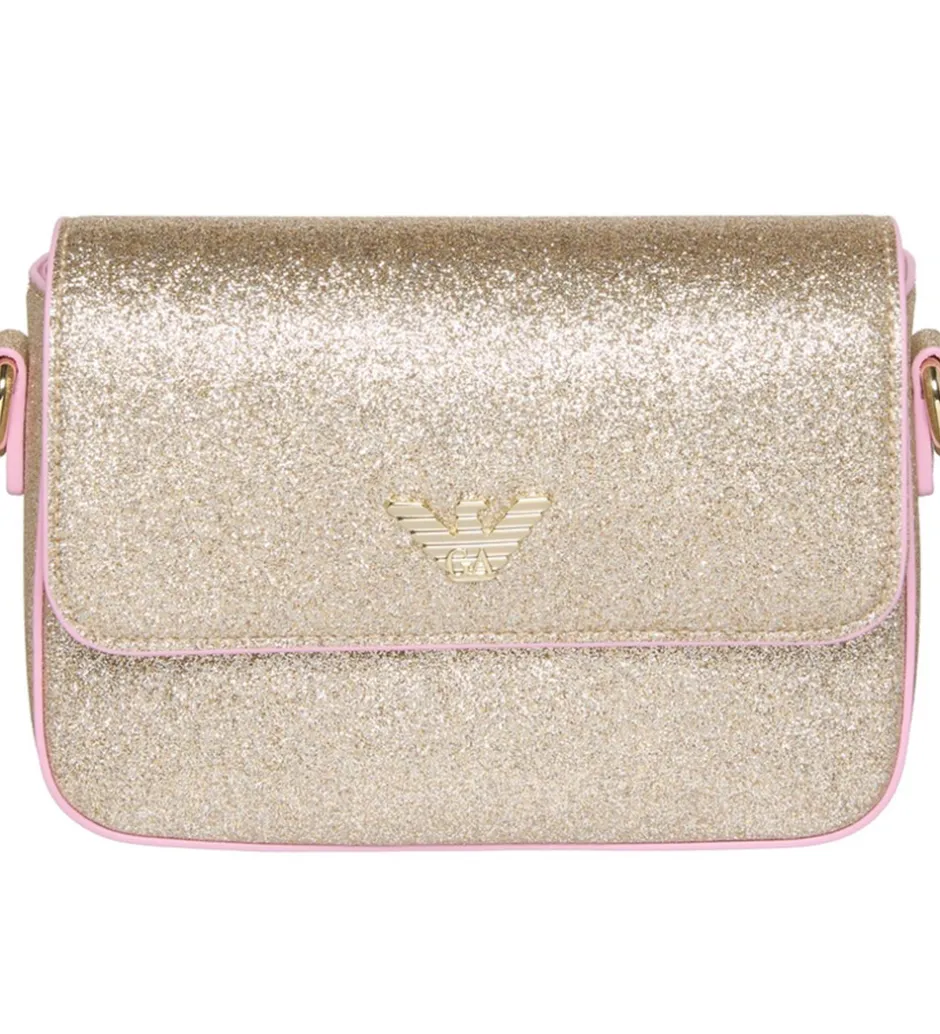 Skuldertasker*Emporio Armani Skuldertaske - Champagne m. Glimmer