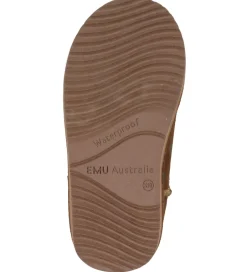 Bamsestøvler*EMU Australia Bamsestøvler - Tex - Woodland Brumby - Oak m. Prin
