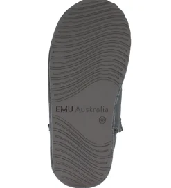 Bamsestøvler*EMU Australia Bamsestøvler - Wallaby Mini - Charcoal