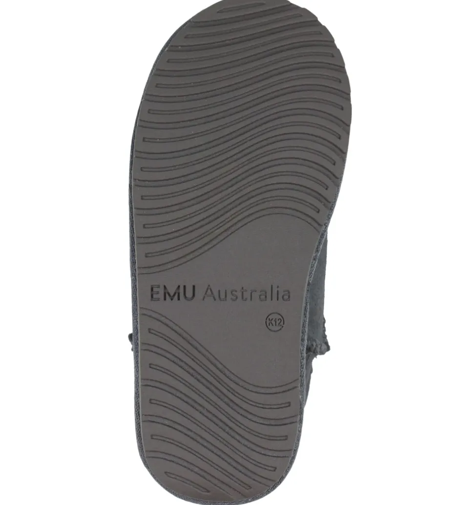 Bamsestøvler*EMU Australia Bamsestøvler - Wallaby Mini - Charcoal