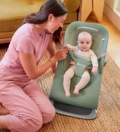 Stole*Ergobaby Skråstol - Evolve 3-i-1 - Mesh - 84,5x41,5x56 cm - Sage