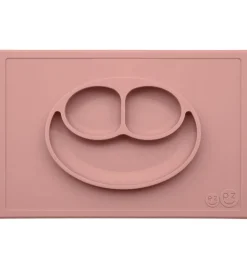 Dækkeservietter*EzPz Happy Mat - Silikone - Støvet Rosa