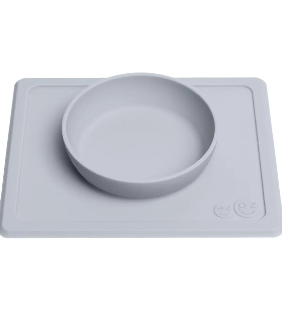 EzPz Happy Mini Bowl - Silikone - Gråblå
