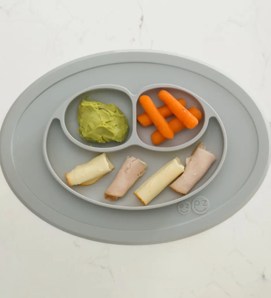 EzPz Mini Mat - Silikone - Lysegrå