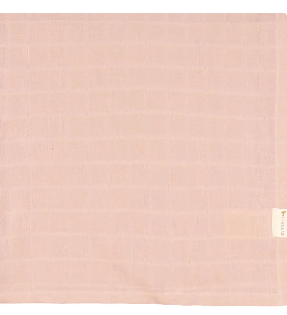 Sutteklude Og Nusseklude|Stofbleer*Fabelab Baby Gaveæske - Babysvøb/Stofble/Nusseklud - Dusty Rose